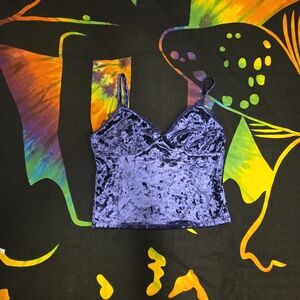 Forever 21 Purple Velvet Top